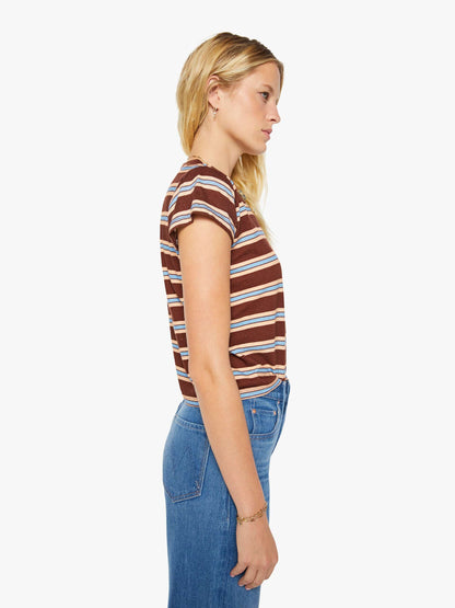 The Boxy Goodie Goodie - Rum Rasin Stripe