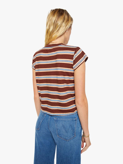 The Boxy Goodie Goodie - Rum Rasin Stripe