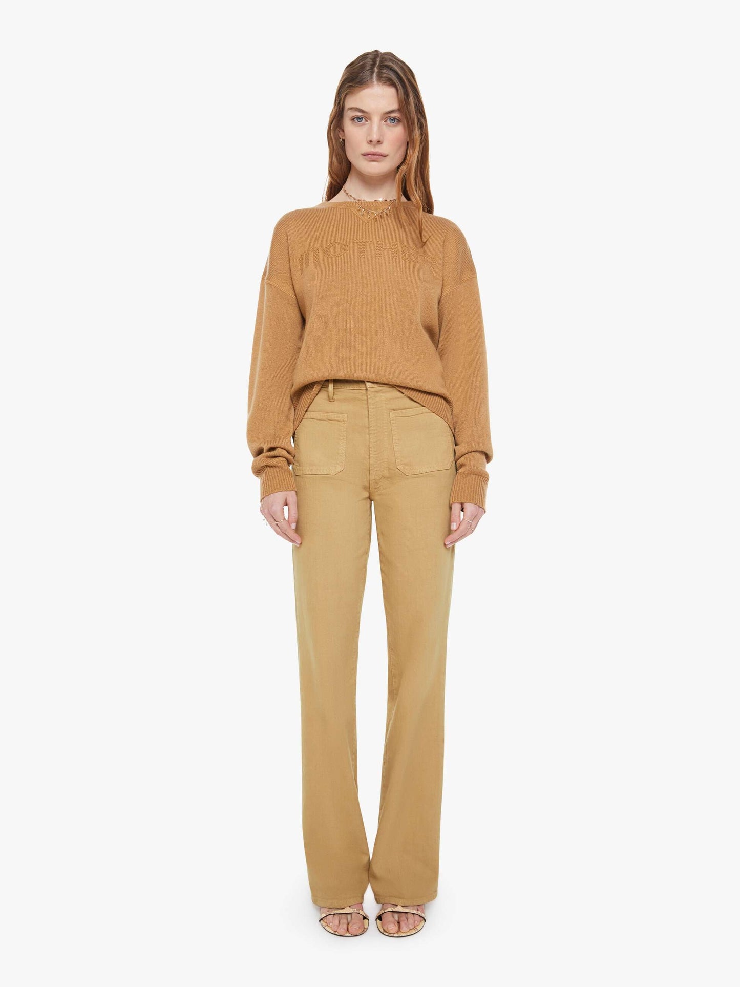 The Logo Jumper - Camel