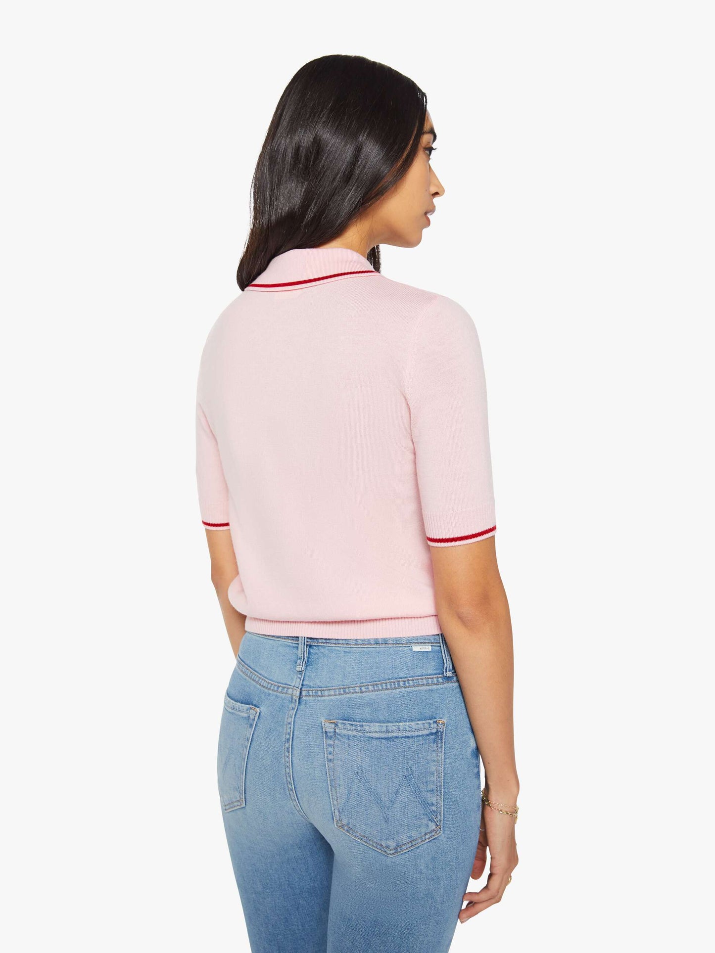 The S/S Ruffle Raquette - Pink And Red
