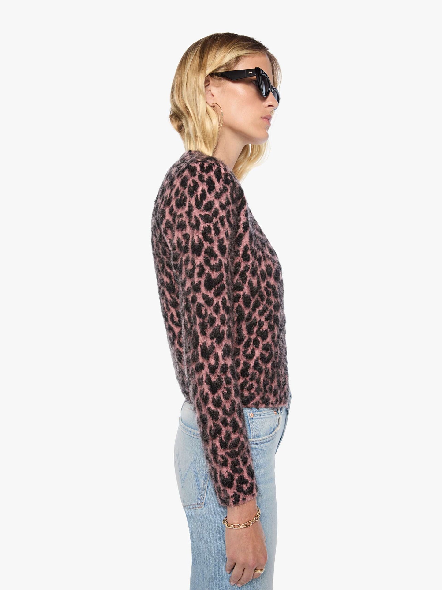 The Baby Peek-A-Boo Cardigan - Brushed Mohair