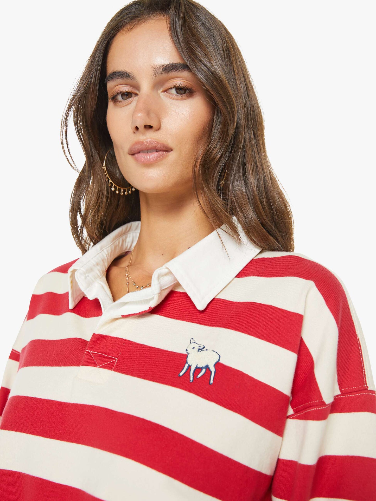 The Boxy Match - Tango Red And Cream