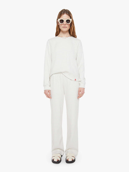 The L/S Boxy Goodie Goodie - White And Blue