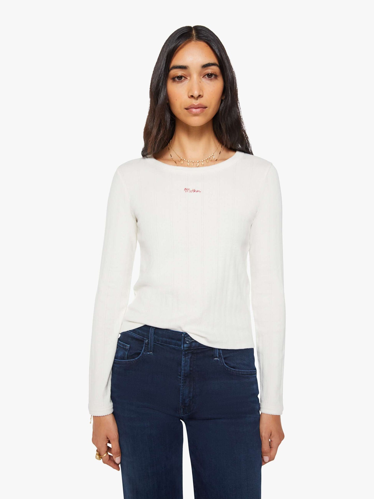 The L/S Itty Bitty Ringer - Whisper White