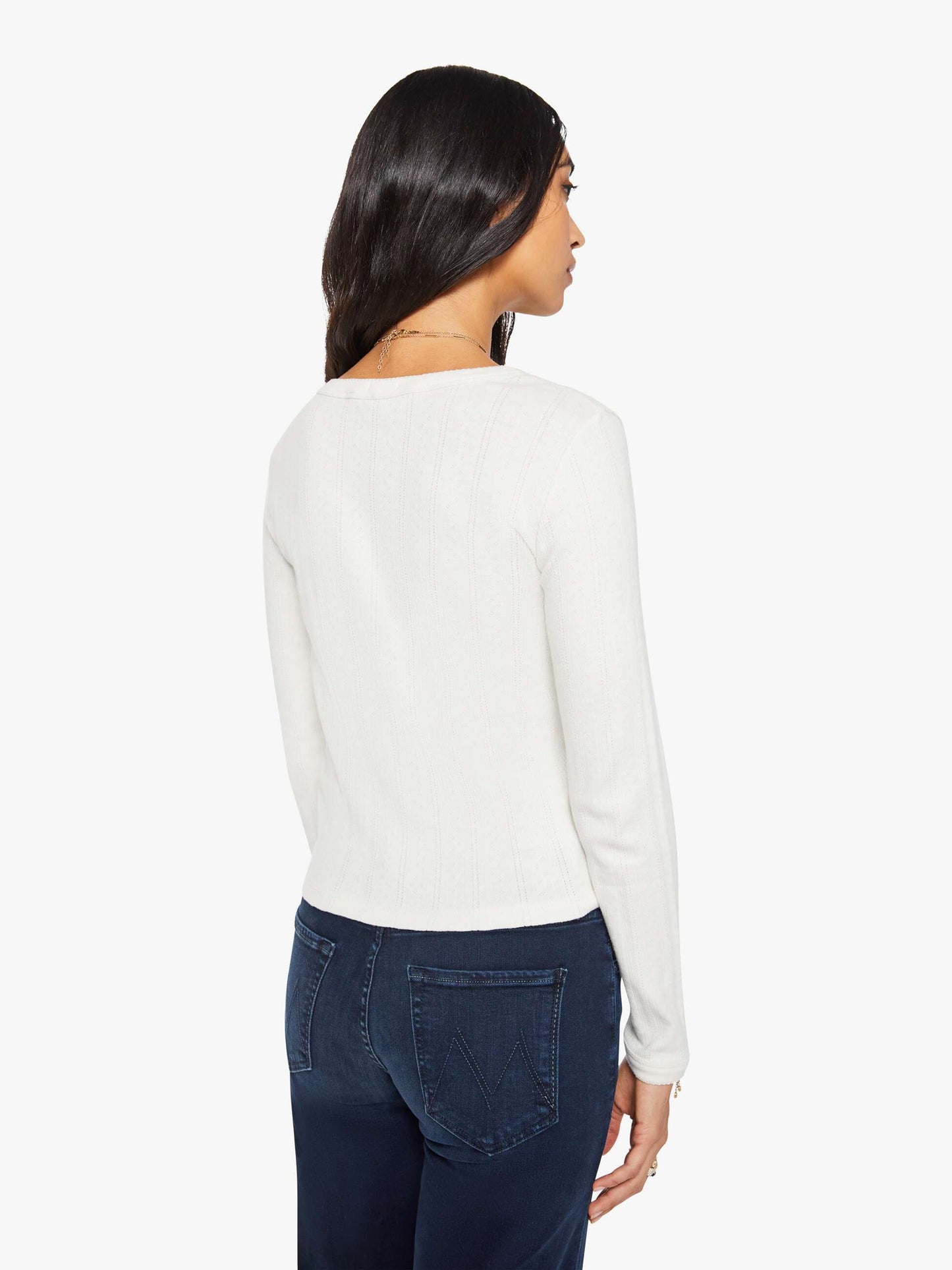 The L/S Itty Bitty Ringer - Whisper White
