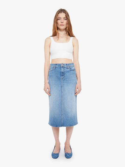 The Swooner Straight A Midi Skirt - Ride Hard, Live Louder