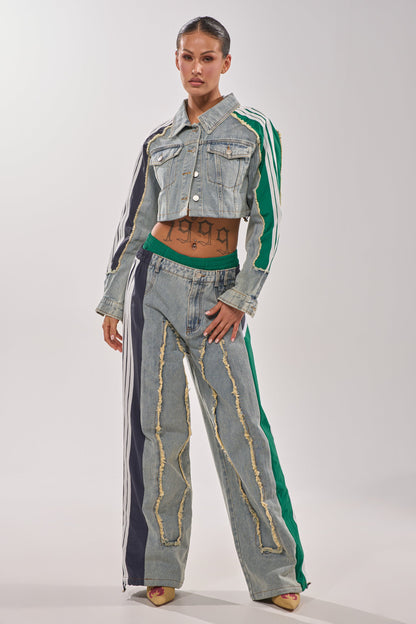 ALL AROUND THE WORLD DENIM JACKET