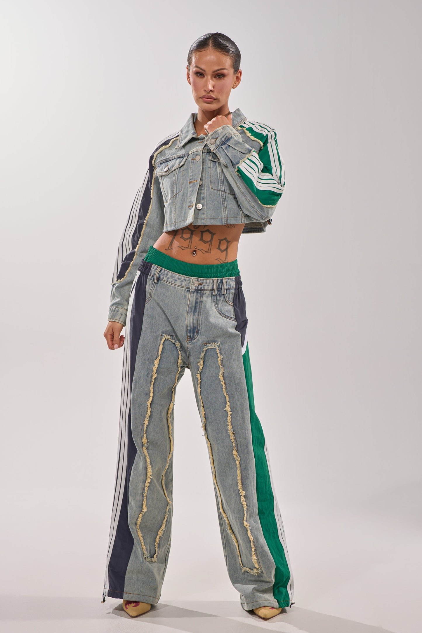 ALL AROUND THE WORLD DENIM JACKET