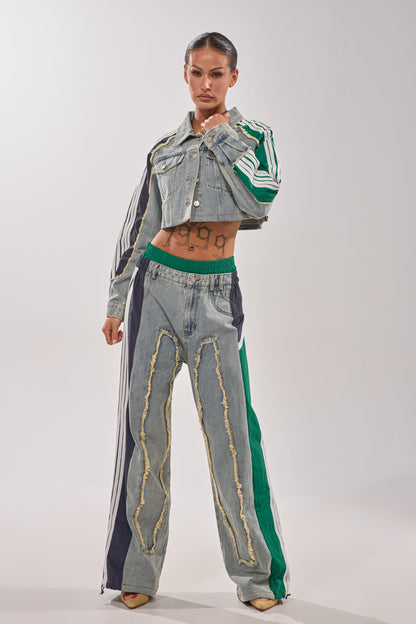 ALL AROUND THE WORLD DENIM JACKET