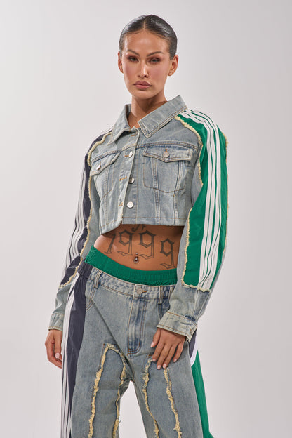 ALL AROUND THE WORLD DENIM JACKET