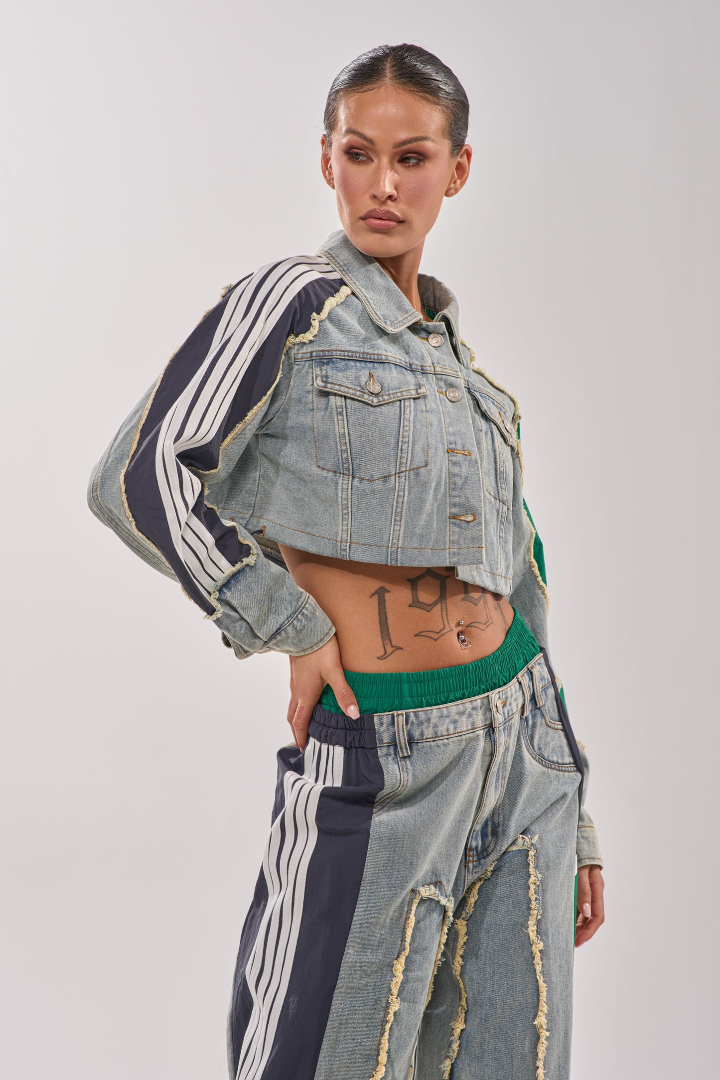 ALL AROUND THE WORLD DENIM JACKET