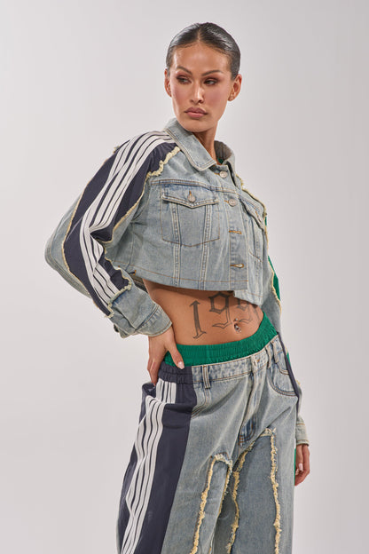 ALL AROUND THE WORLD DENIM JACKET
