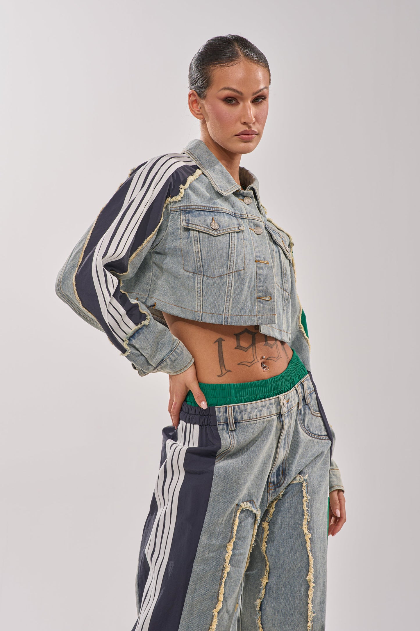 ALL AROUND THE WORLD DENIM JACKET