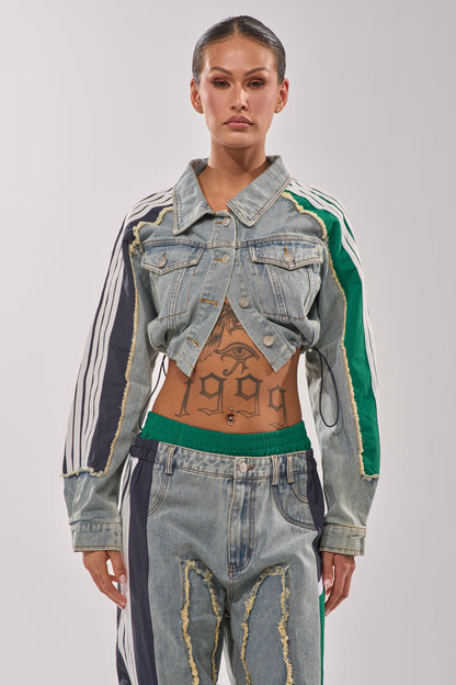 ALL AROUND THE WORLD DENIM JACKET