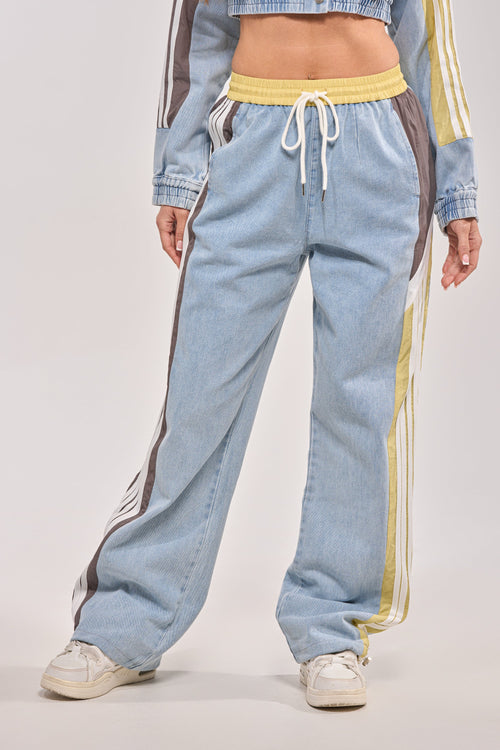 ALONE AGAIN DENIM TRACK PANT