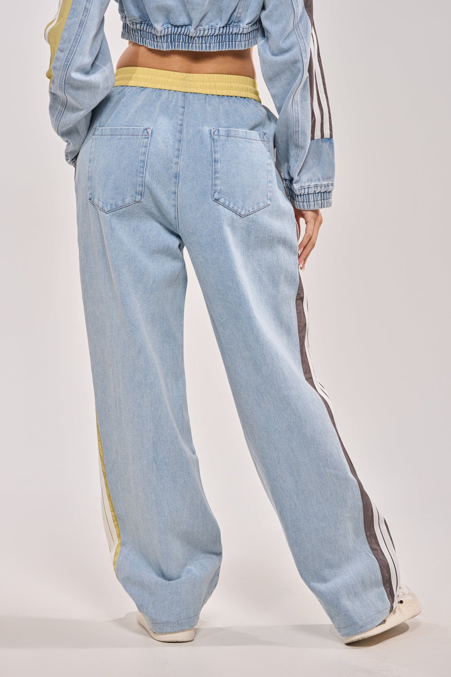 ALONE AGAIN DENIM TRACK PANT
