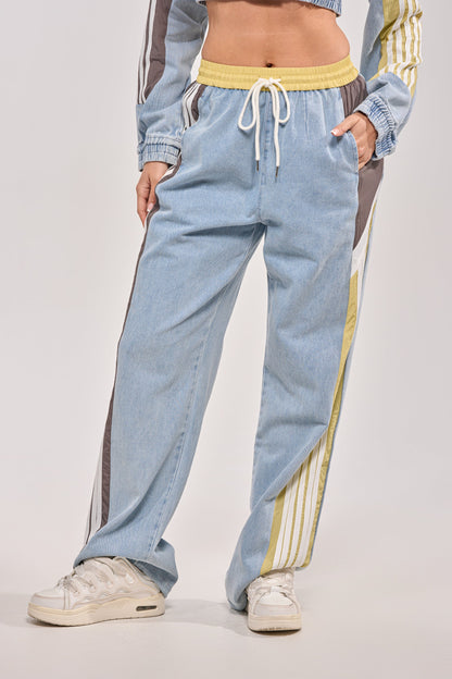 ALONE AGAIN DENIM TRACK PANT