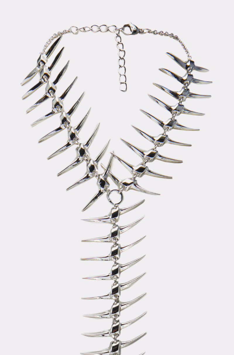 ALL DOWN MY BACK STATEMENT NECKLACE