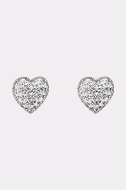 ALL MY HEART EARRING IN SILVER