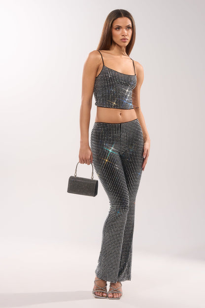 ALL EYES ON ME RHINESTONE BLOUSE