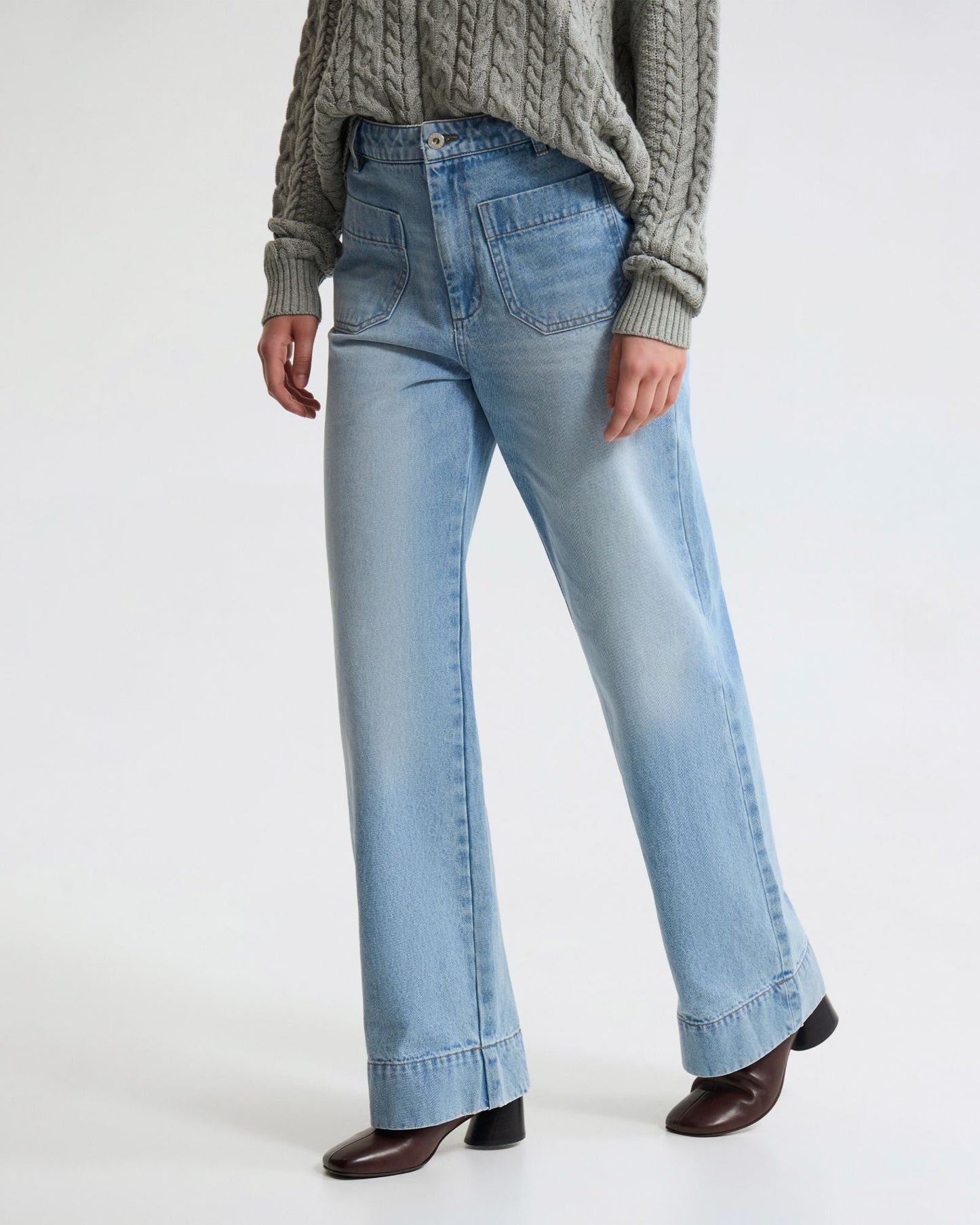 Joanie Pocket Front Denim Jeans