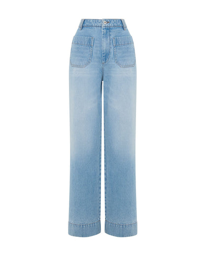 Joanie Pocket Front Denim Jeans