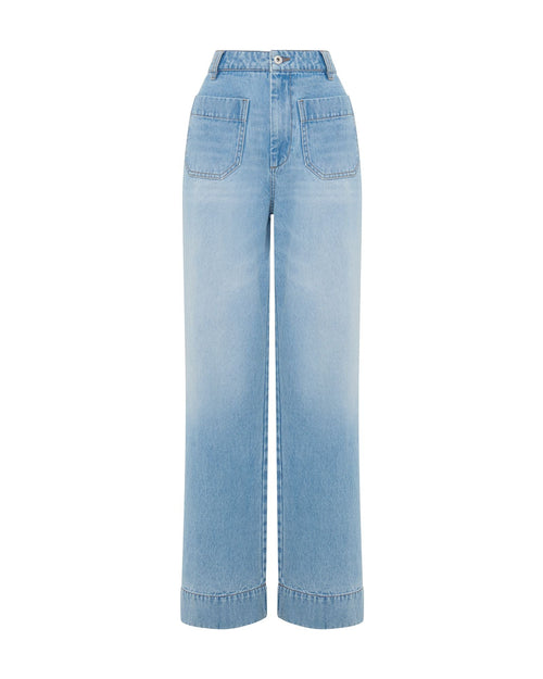 Joanie Pocket Front Denim Jeans