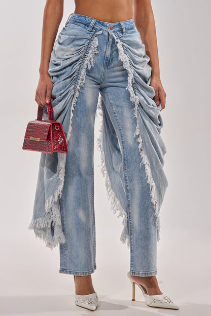 ALL OVER THE PLACE DENIM PANT