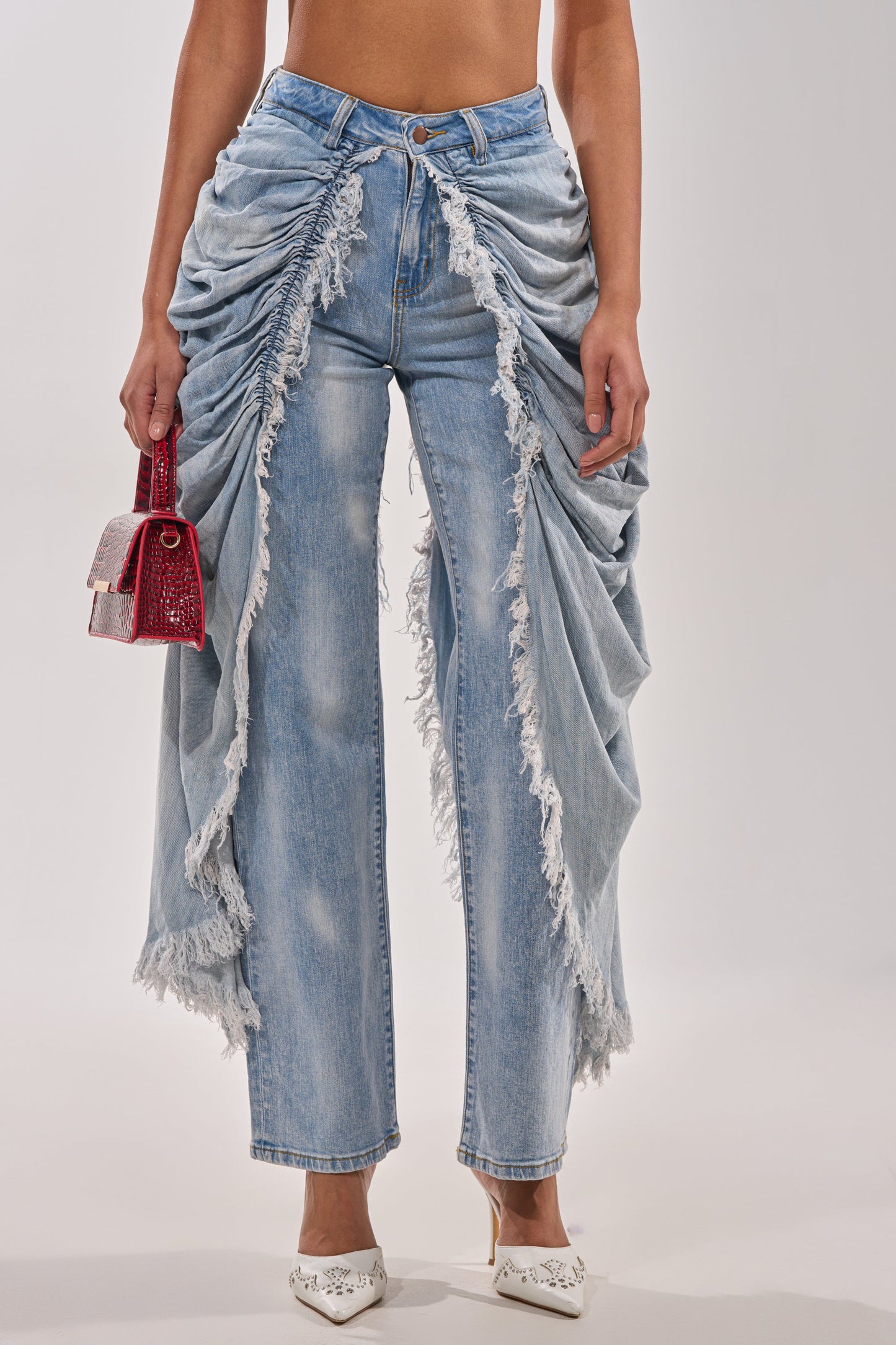 ALL OVER THE PLACE DENIM PANT