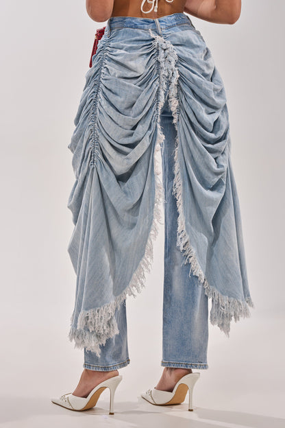 ALL OVER THE PLACE DENIM PANT