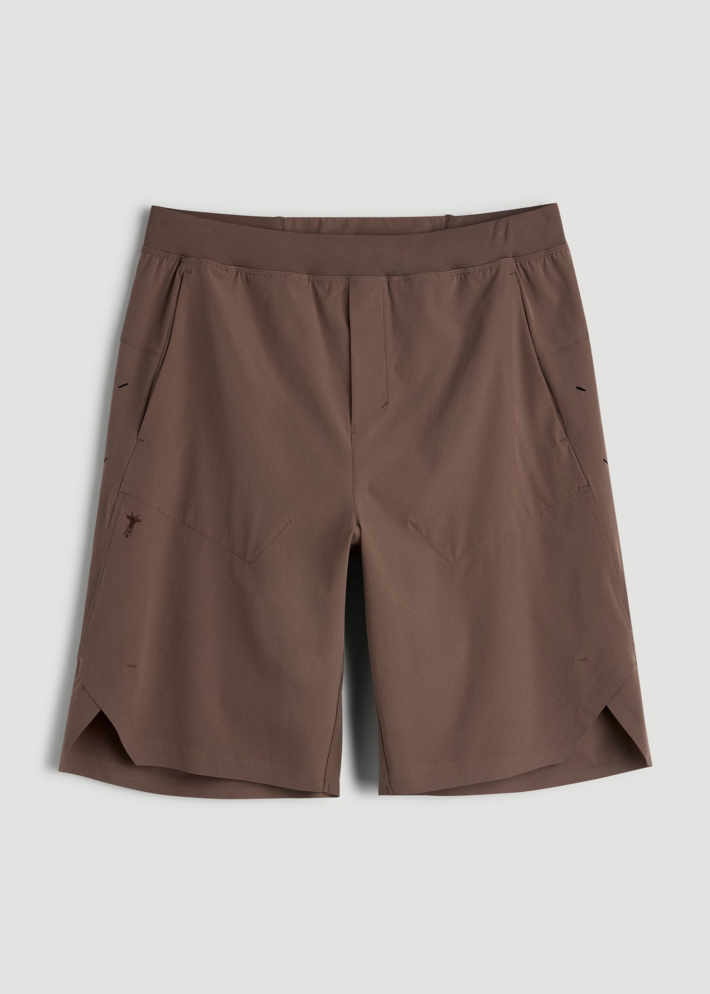 2-in-1 Featherweight Running Short for Tall Men in Coffee Quartz