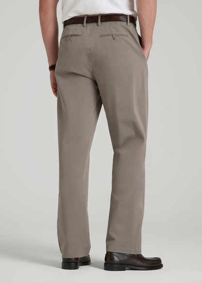 4 Way Stretch Commuter RELAXED Chino Pants for Tall Men in Portobello