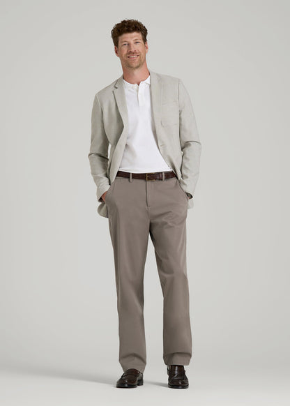 4 Way Stretch Commuter RELAXED Chino Pants for Tall Men in Portobello