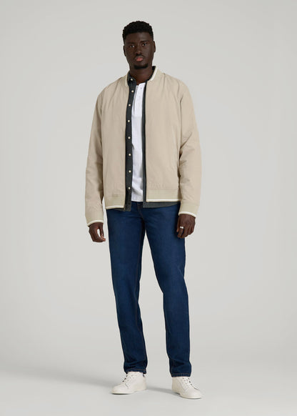 A.T. Bomber Jacket for Tall Men in Desert Khaki