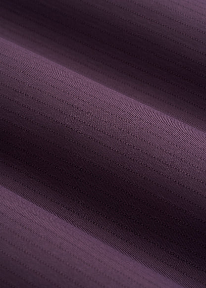 Air Knit Short Sleeves Performance Tshirt for Tall Men in Aubergine