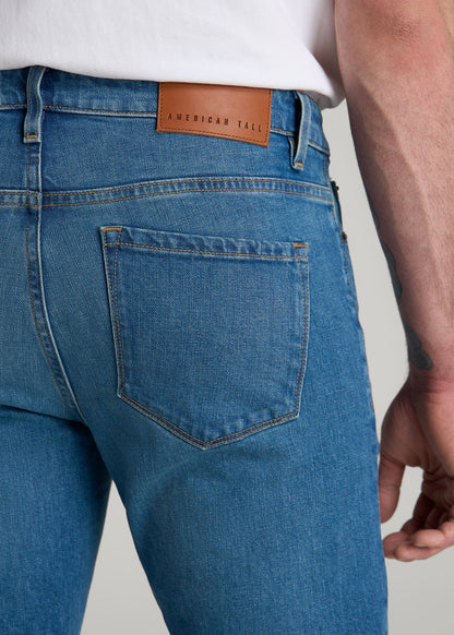 Americana Collection Dylan Slim Fit Jeans For Tall Men in Sail Blue