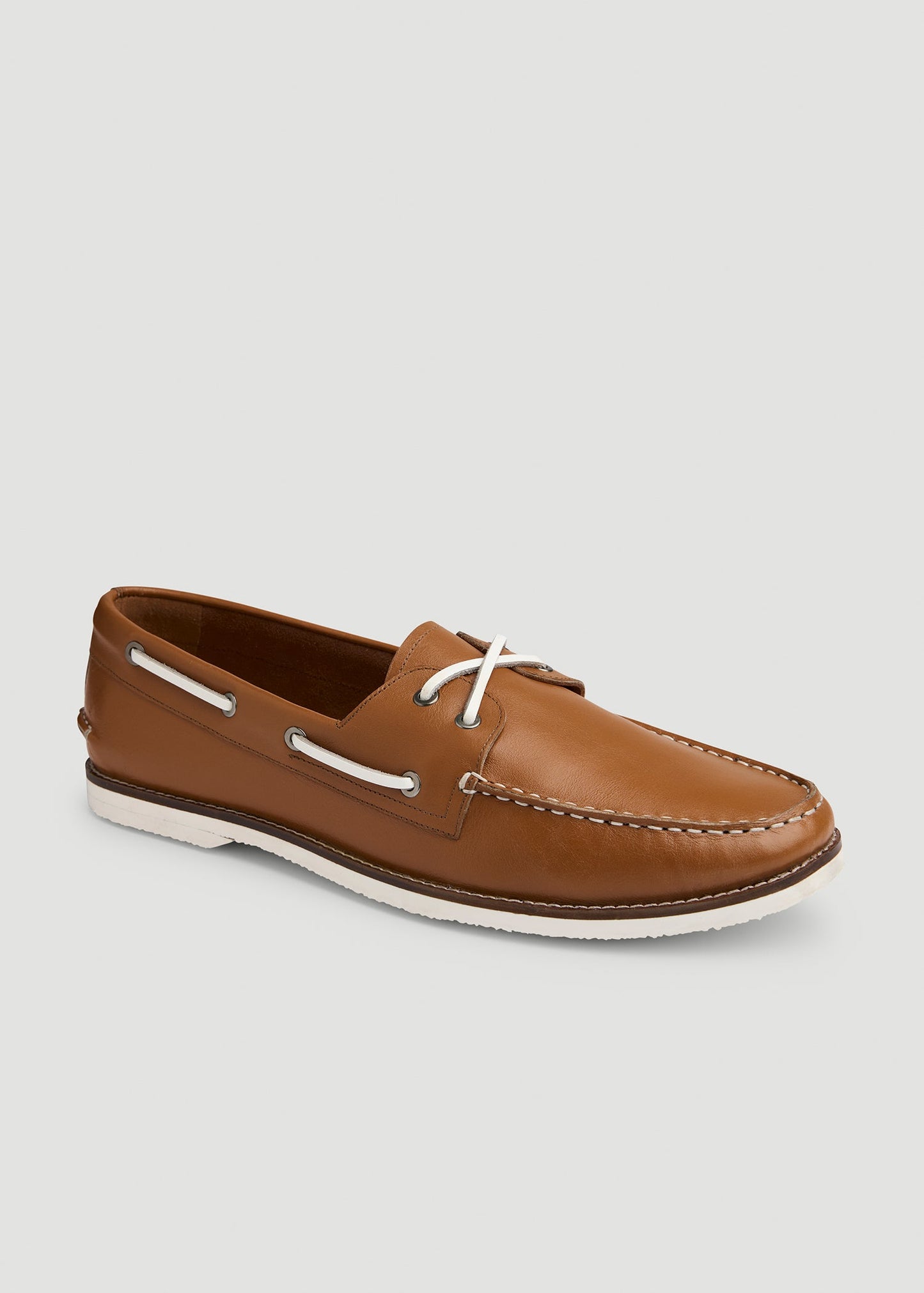 Boat Shoe for Tall Men in Beige