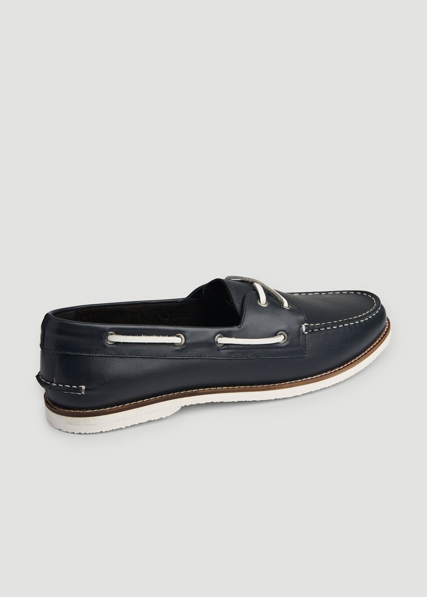 Boat Shoe for Tall Men in Navy