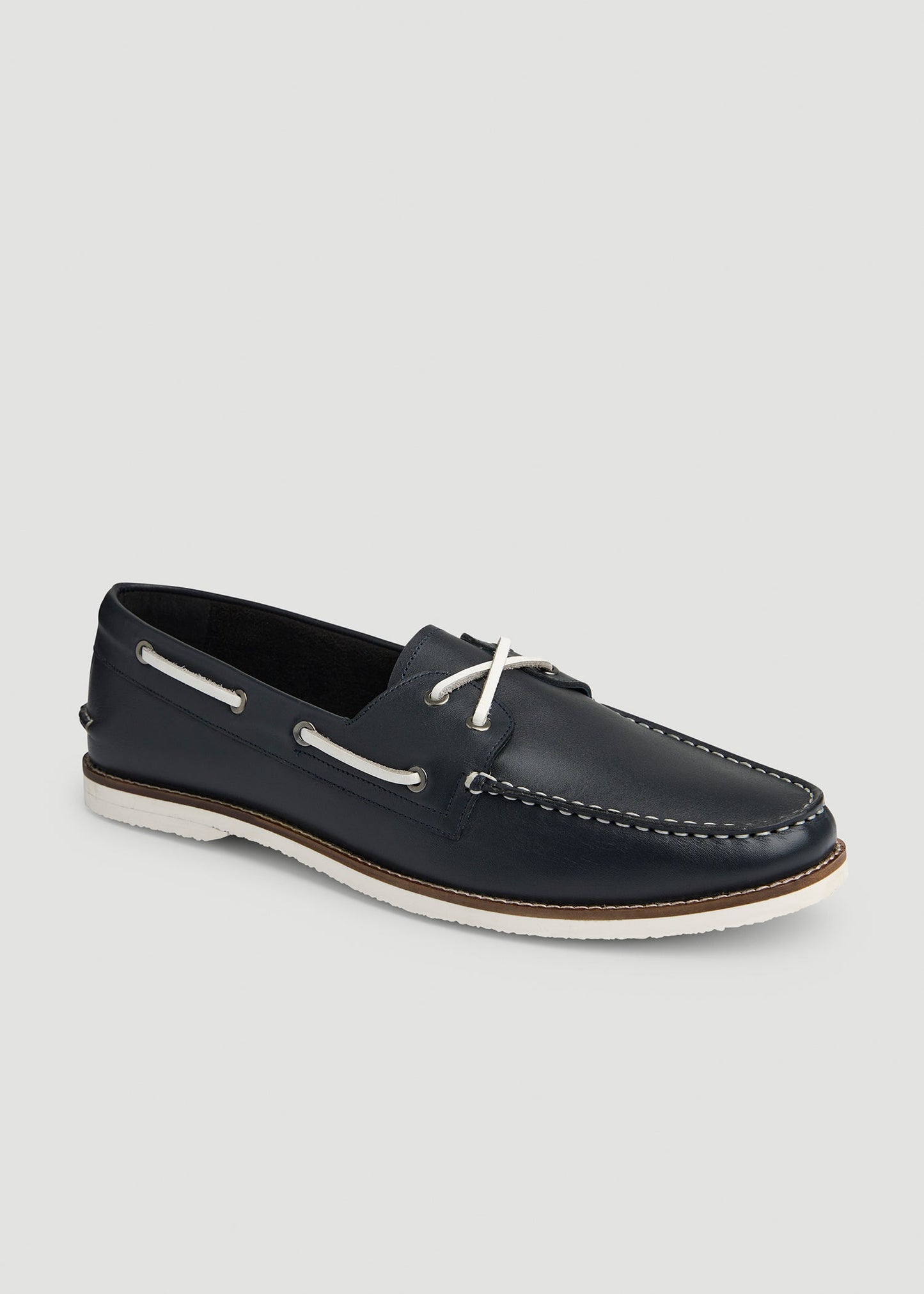 Boat Shoe for Tall Men in Navy