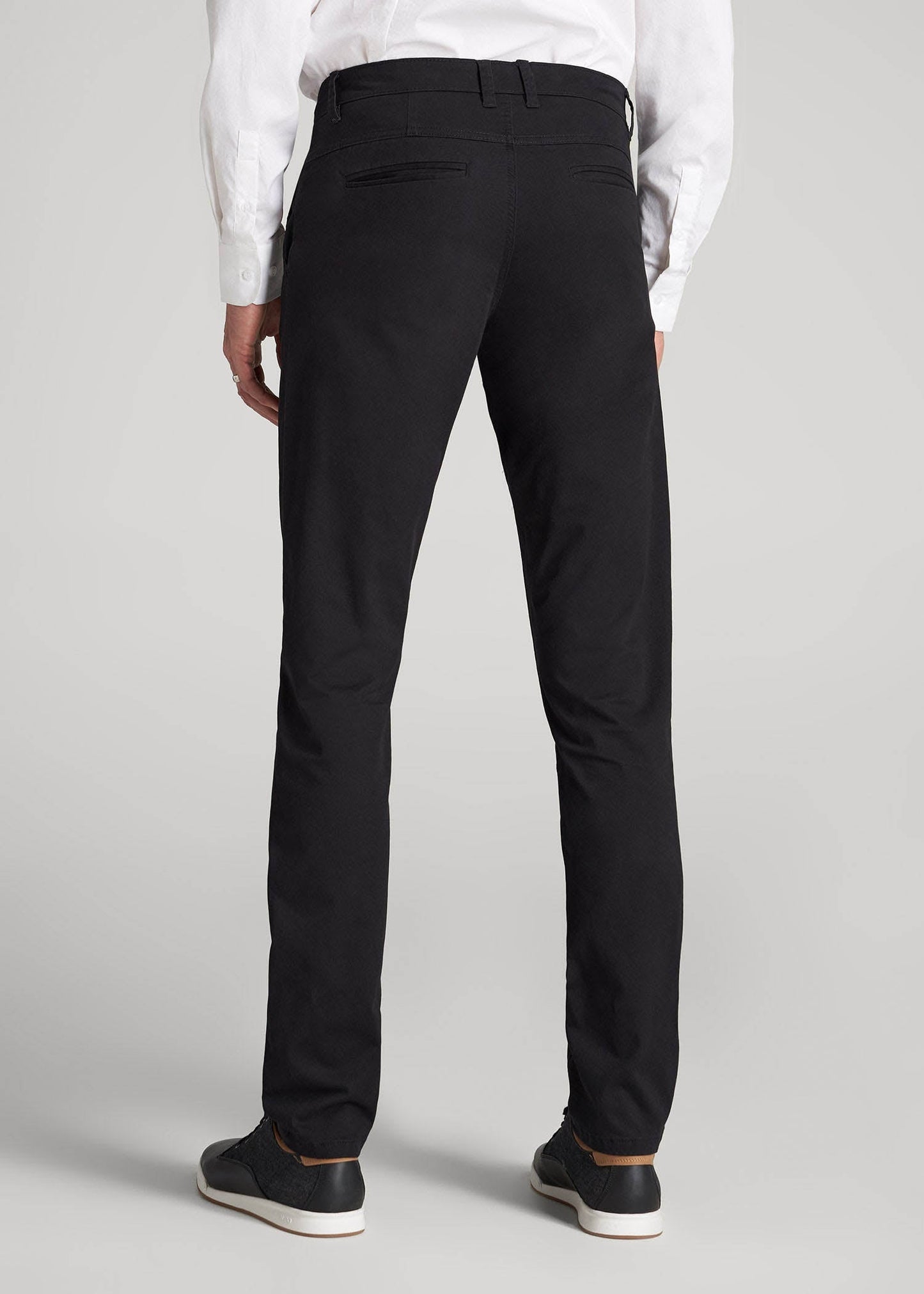 Carman TAPERED Chinos for Tall Men in Black