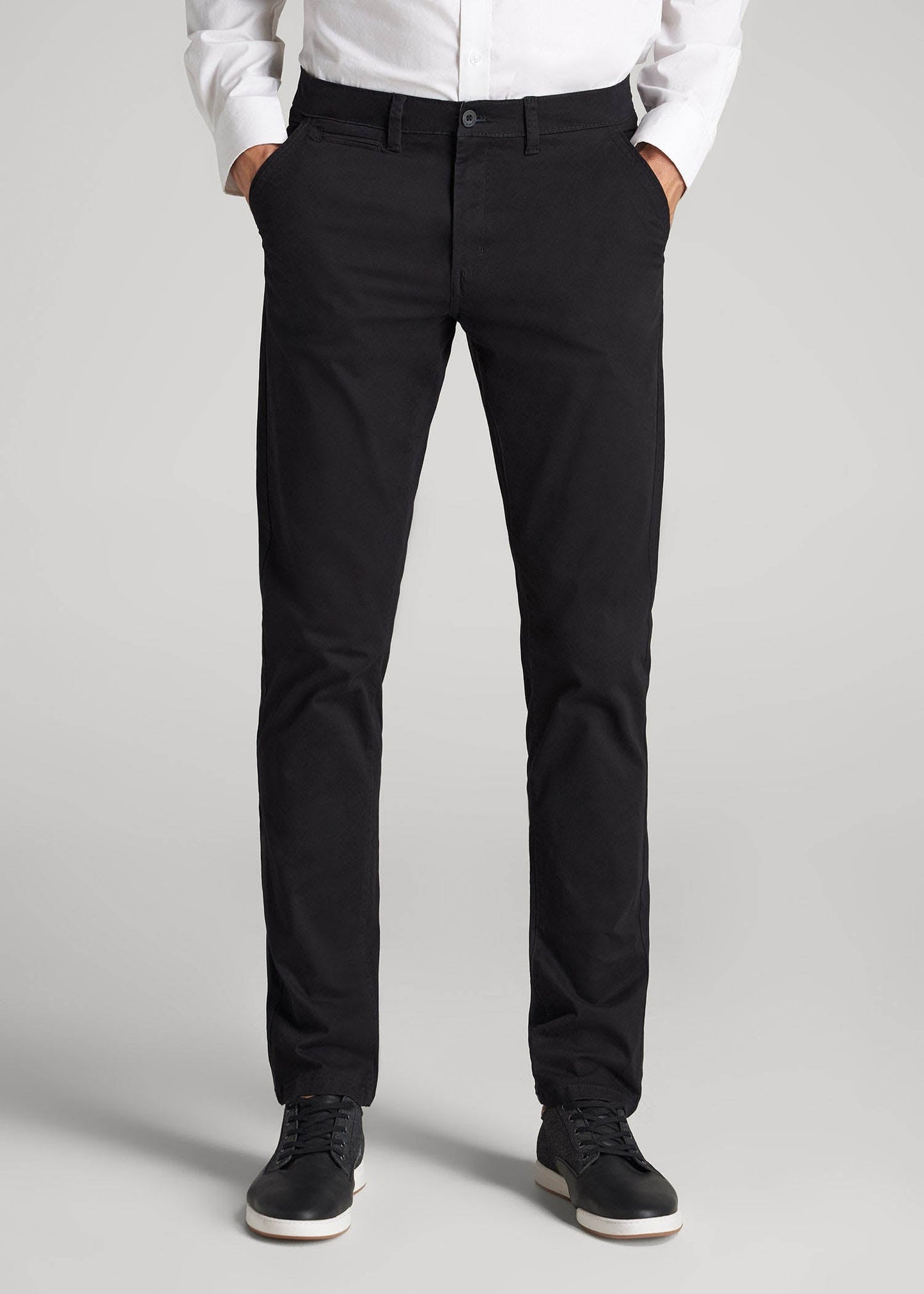 Carman TAPERED Chinos for Tall Men in Black