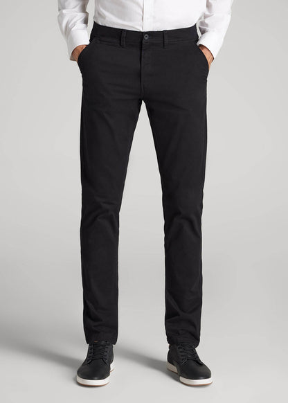 Carman TAPERED Chinos for Tall Men in Black
