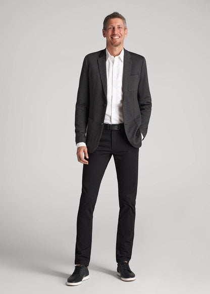 Carman TAPERED Chinos for Tall Men in Black