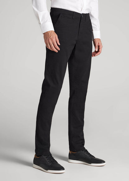 Carman TAPERED Chinos for Tall Men in Black