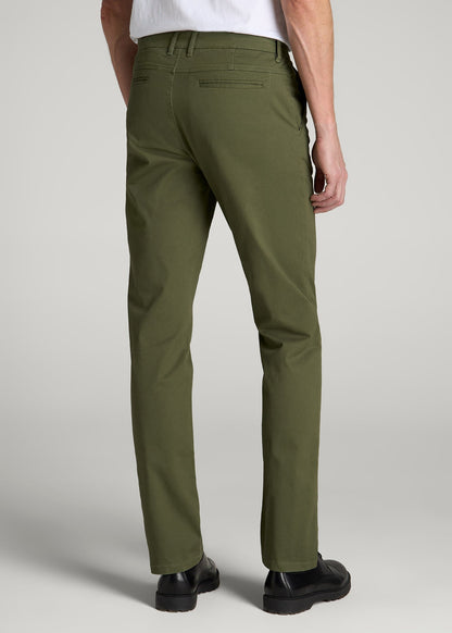 Carman TAPERED Chinos for Tall Men in Bright Olive