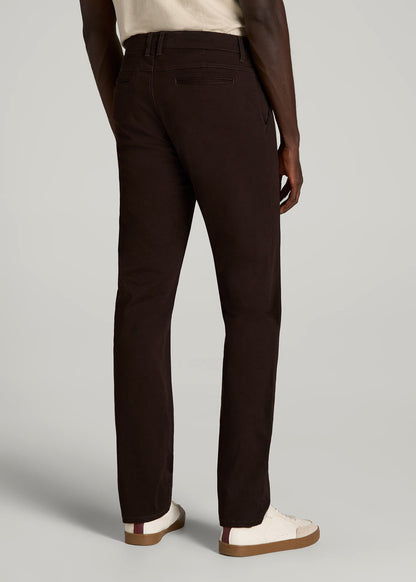 Carman TAPERED Chinos for Tall Men in Chocolate