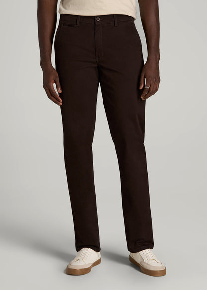 Carman TAPERED Chinos for Tall Men in Chocolate