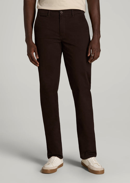 Carman TAPERED Chinos for Tall Men in Chocolate