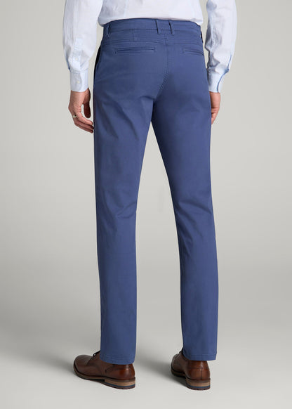 Carman TAPERED Chinos for Tall Men in Steel Blue