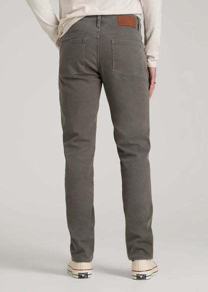 Carman Tapered Fit Colored Jeans for Tall Men in Sage